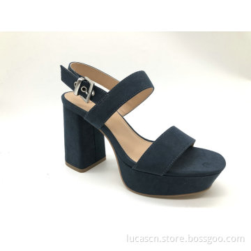 Damenmode Chunky Heel Plateausandale